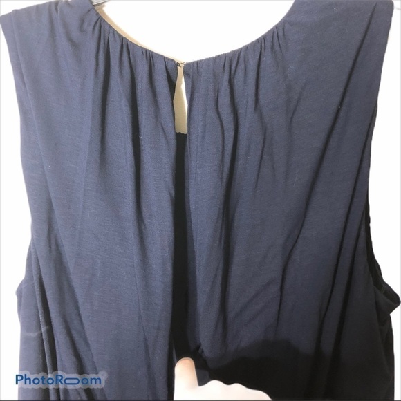 Trina Turk Finch Ruched Jumpsuit NWT XXL Blue - Picture 4 of 8